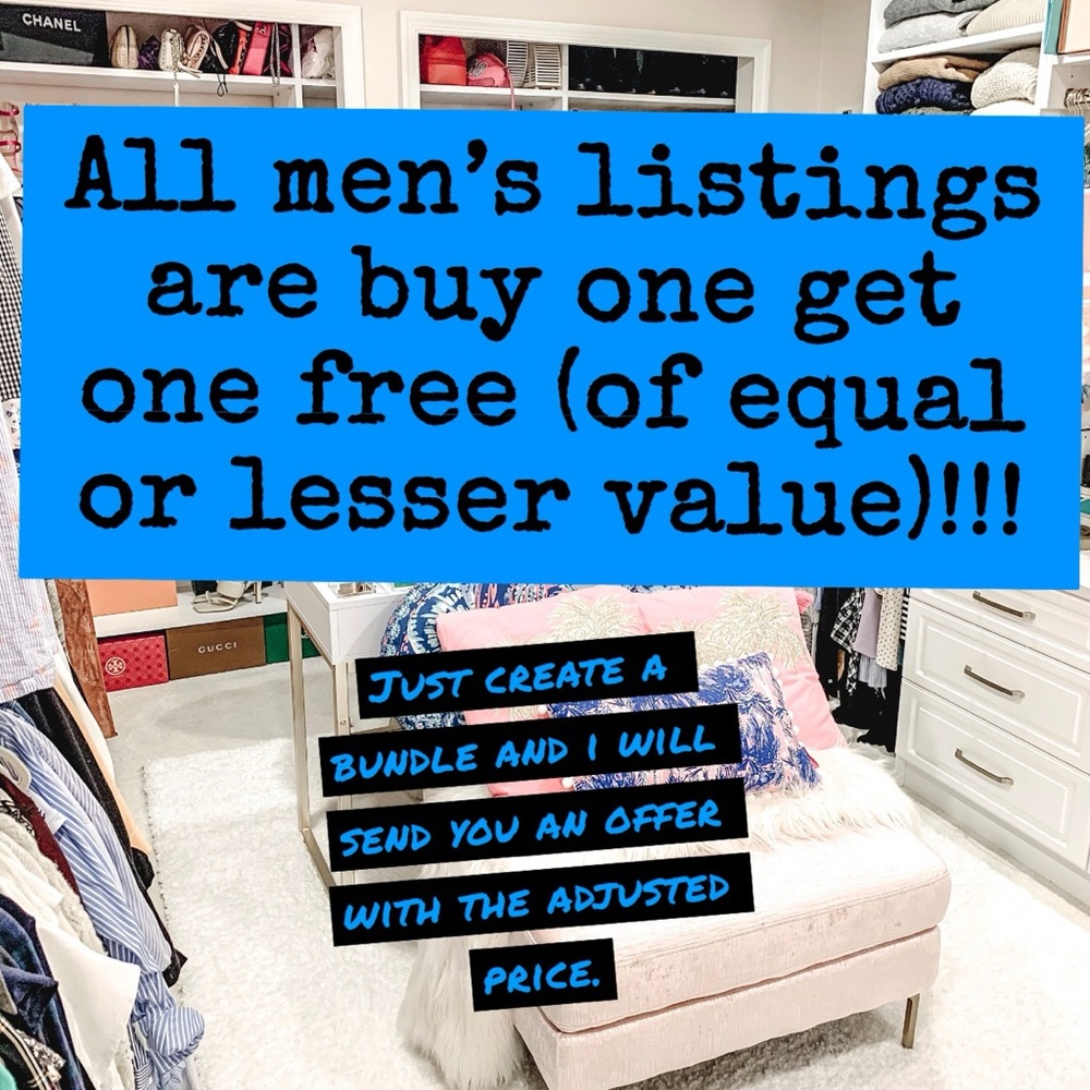 Men’s BOGO Sale